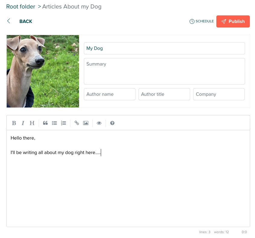 How To Create An Article Disciple